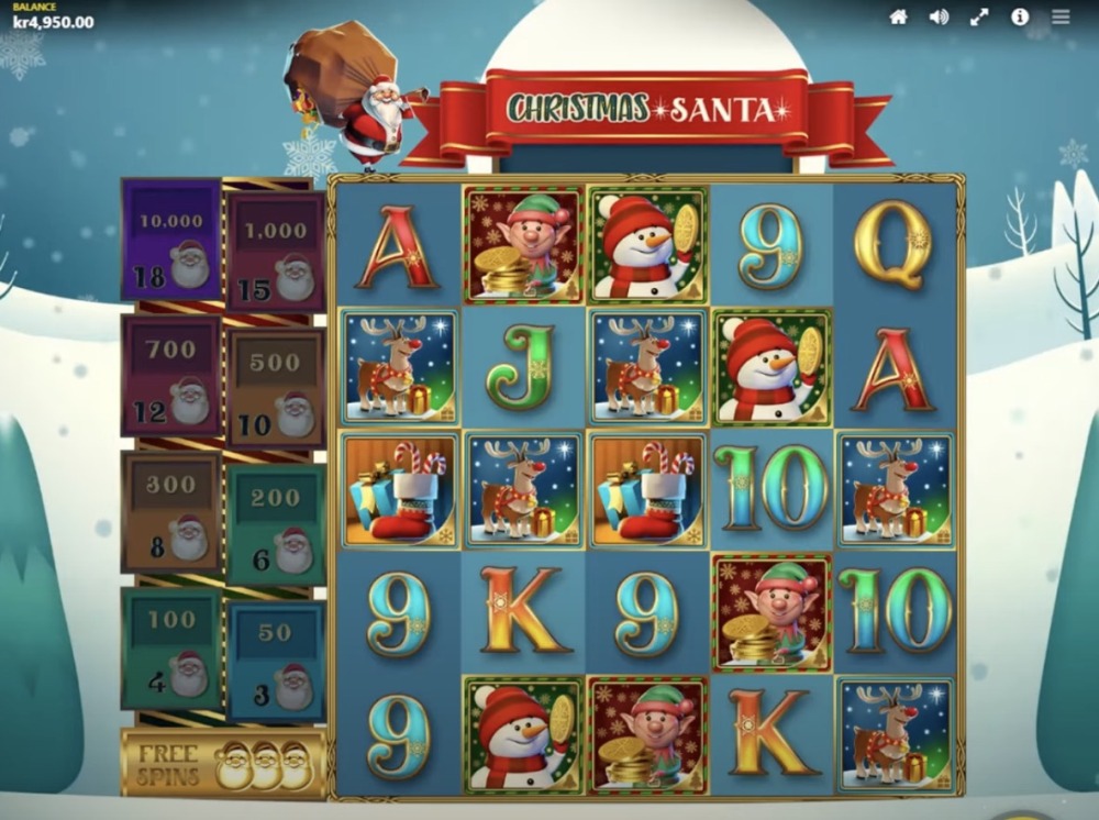 Рождественское настроение и азарт на слоте «Christmas Santa» от Joy casino